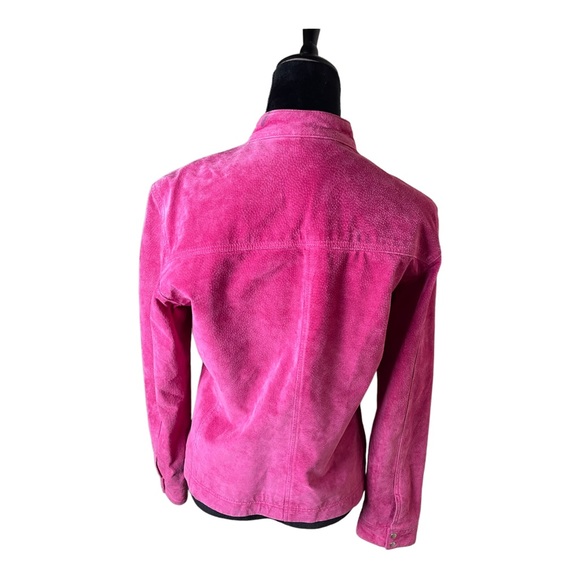 Chico’s 100% Leather Zip Jacket Size 1/Small - Picture 3 of 6